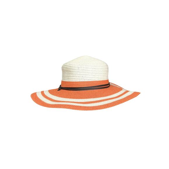 Women's Columbia Global Adventure Packable Hat - White/Peach with Drawstring - Picture 1 of 6